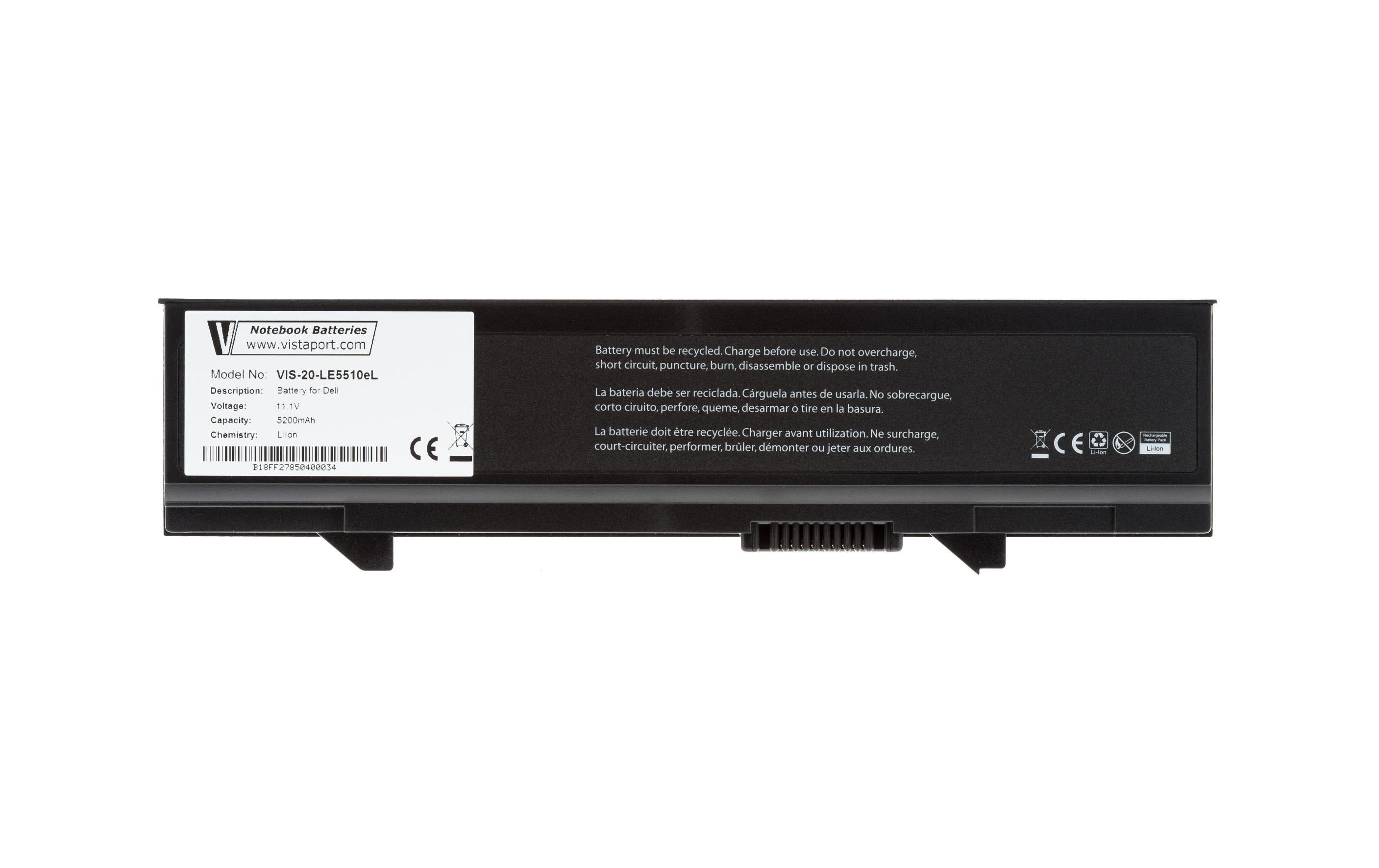 Vistaport Notebook Batteries für Dell