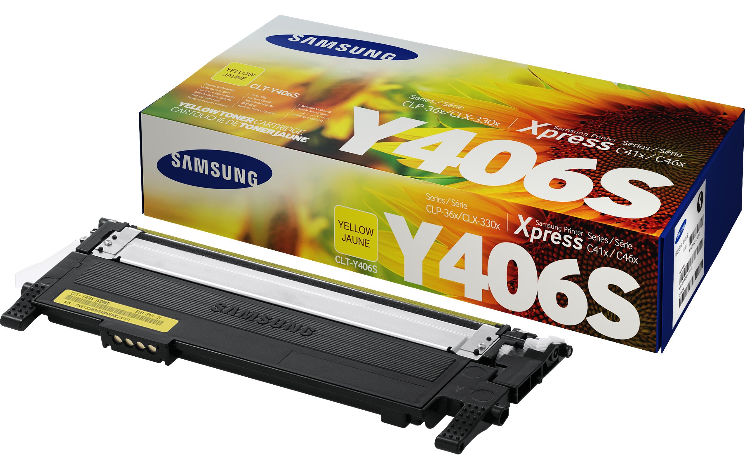 Samsung HP Toner CLT-Y406S Yellow SU462A