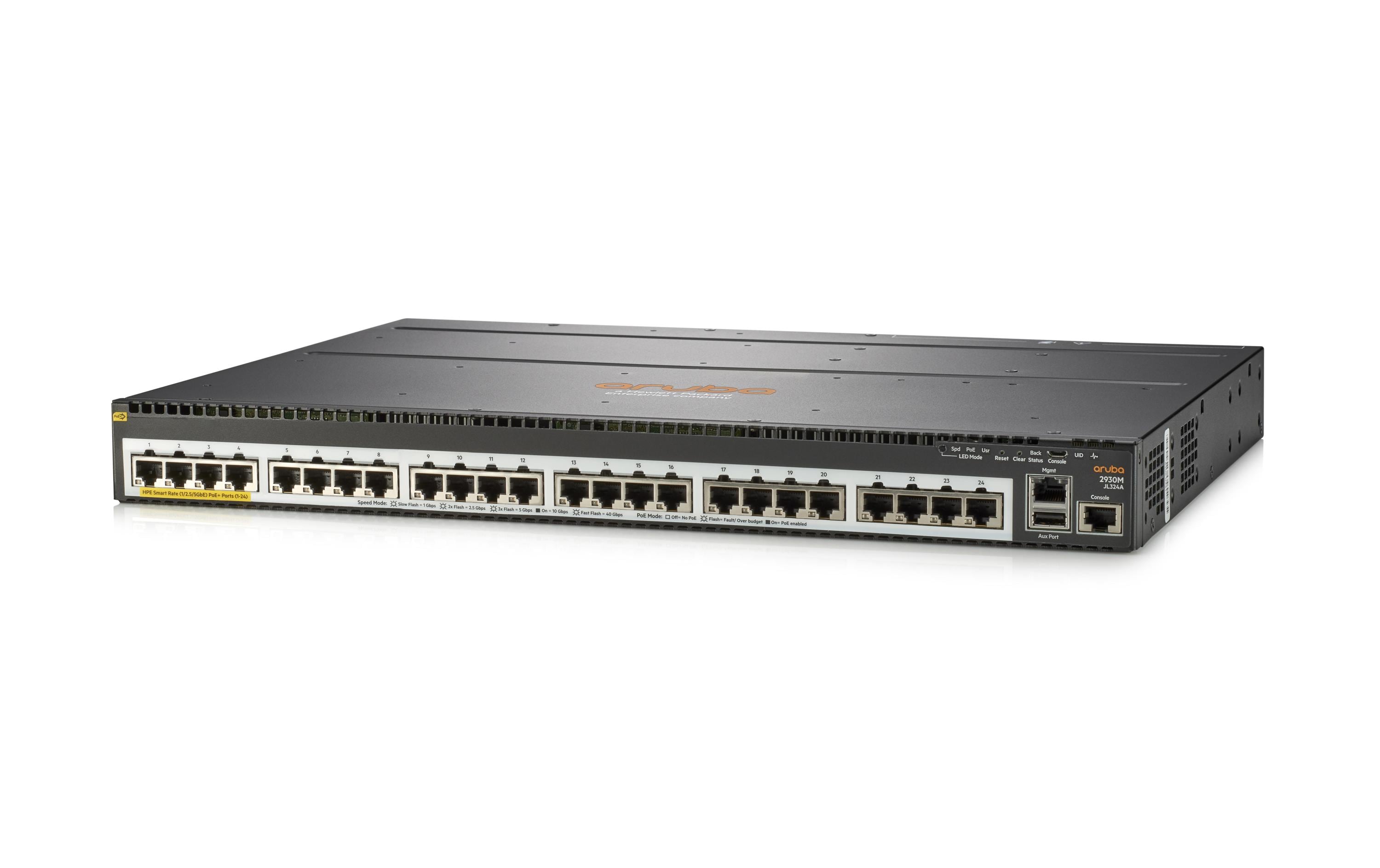 HP 2930M-24SR-POE+: 48 Port L3 Switch