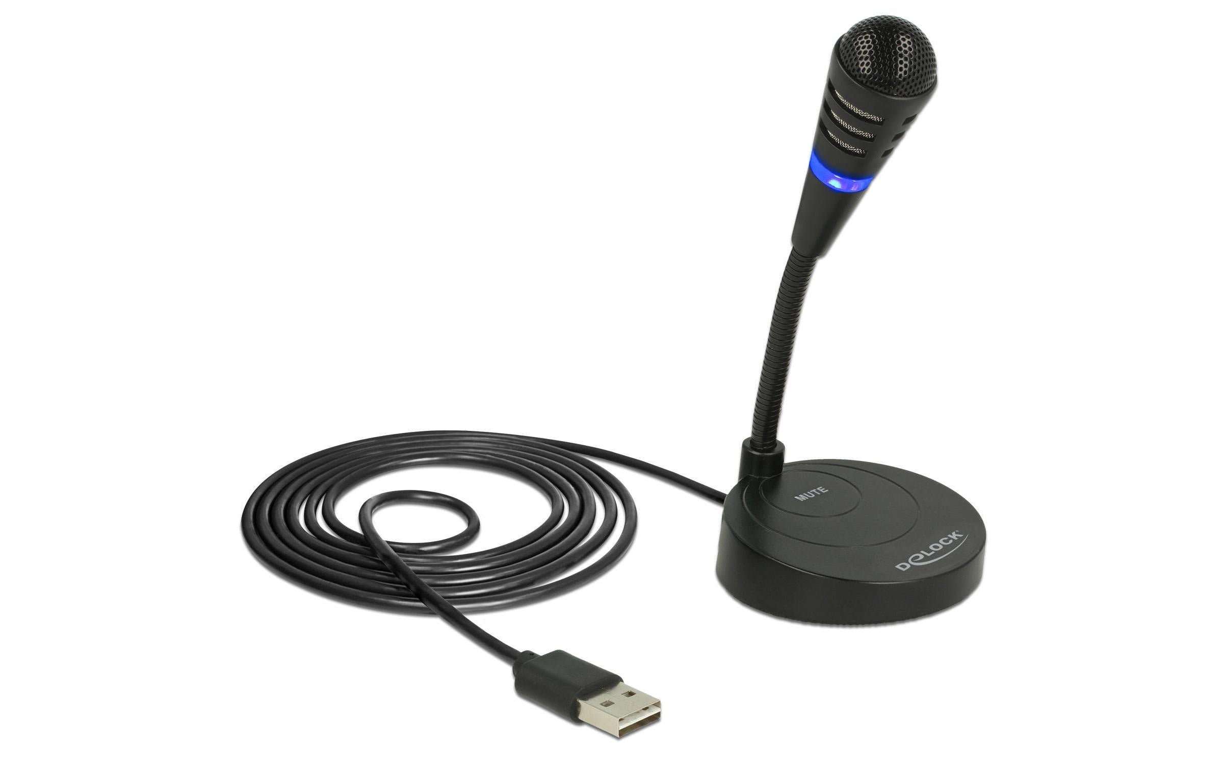 Delock USB Microphon mit Touchmute