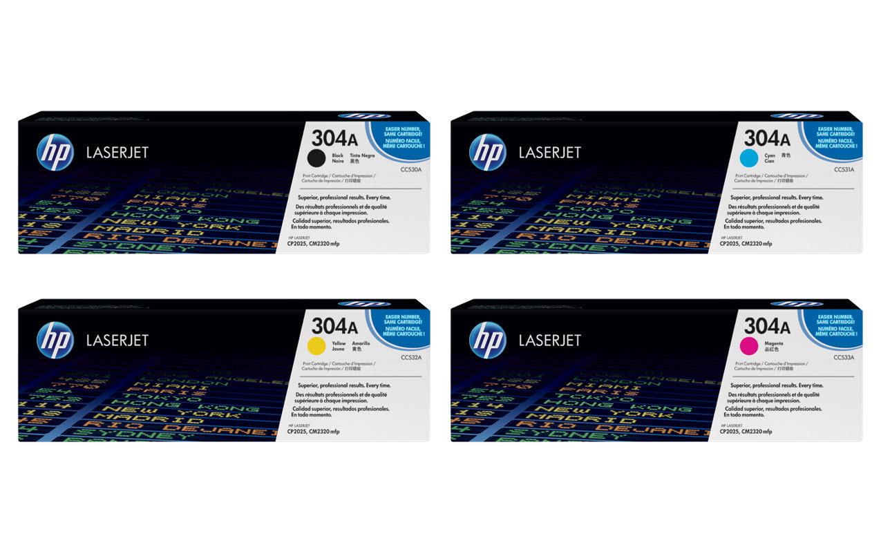 HP, Rainbow Kit Nr. 304A (CC530A-CC533A) BL