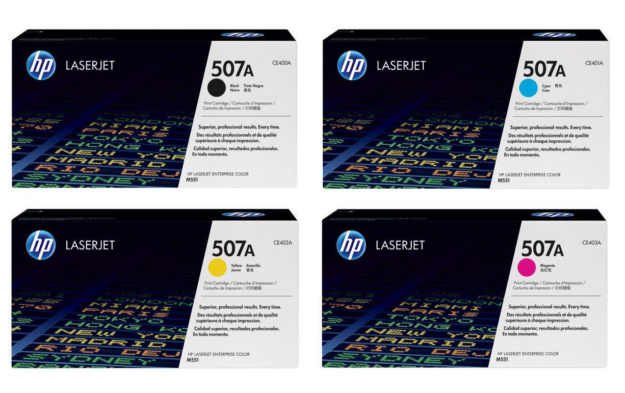 HP, Rainbow Kit Nr. 507A (CE400A-CE403A) BL