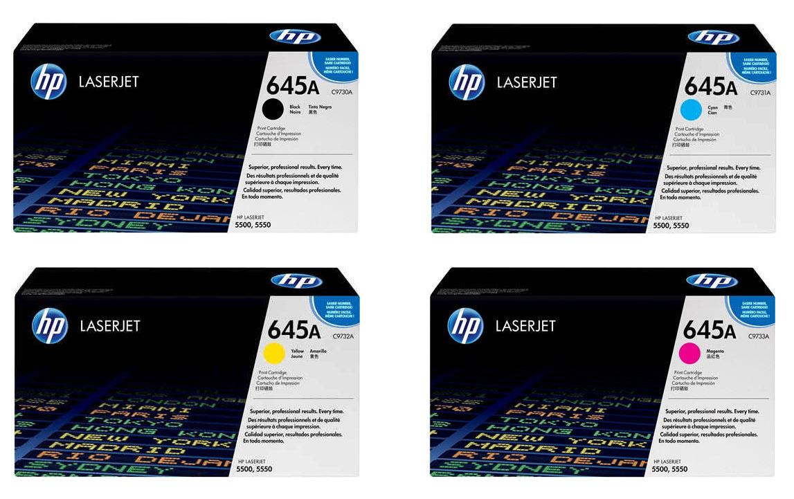 HP, Rainbow Kit Nr. 645A (C9730A-C9733A) BL