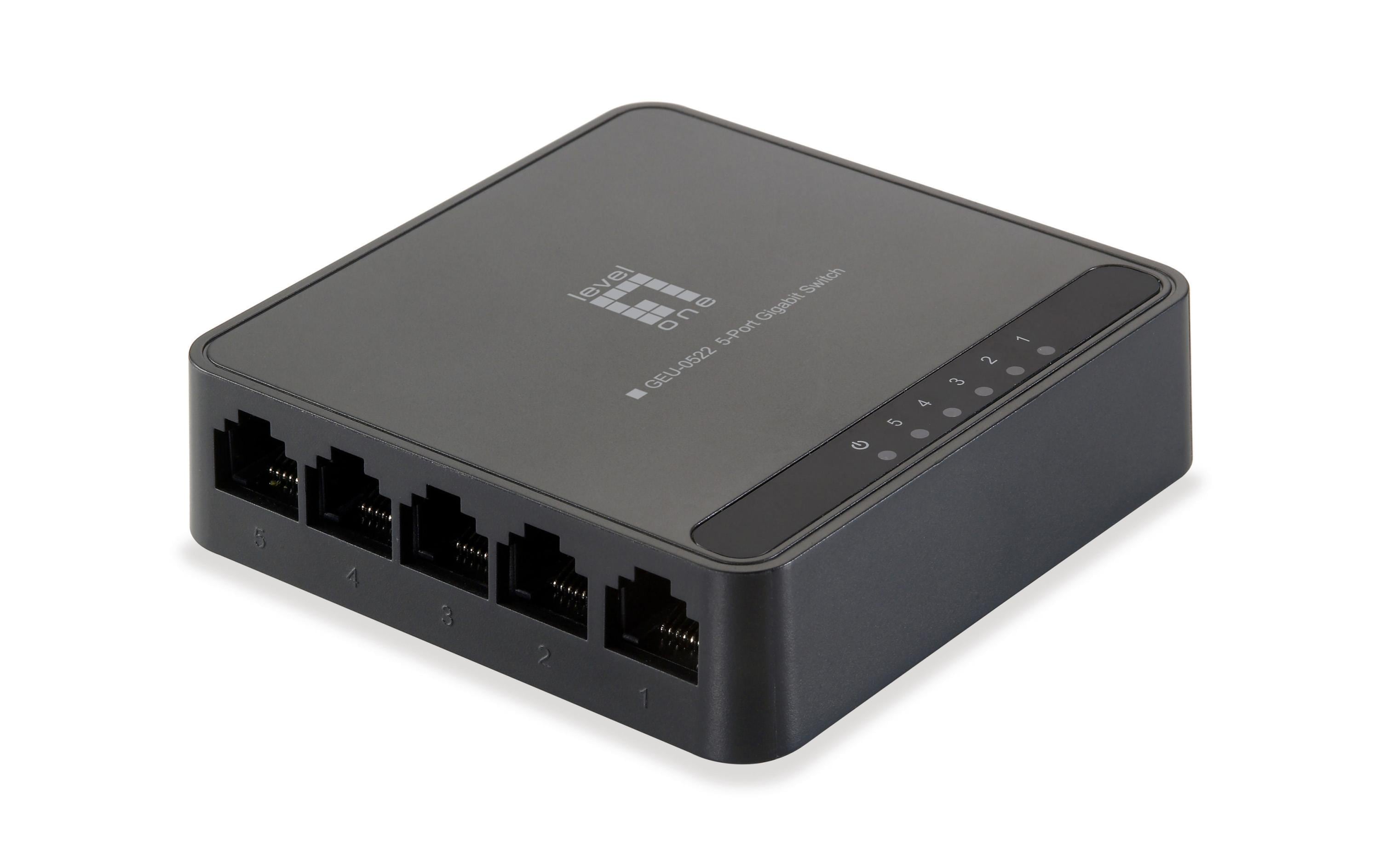 LevelOne GEU-0522: 5-Port-Gigabit-Switch