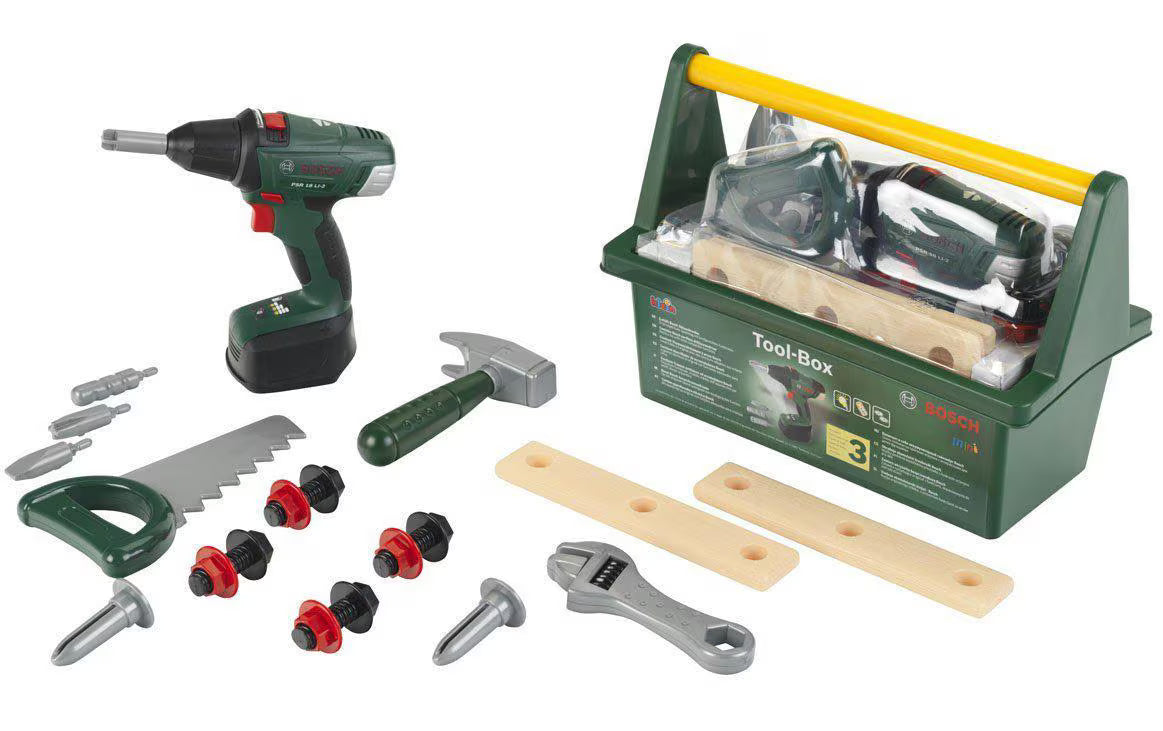 Klein-Toys BOSCH Toolbox + Akkuschrauber