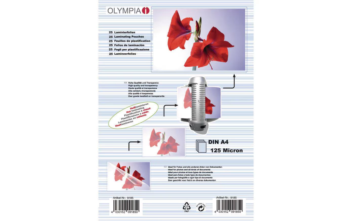 Olympia Laminierfolien DIN A4