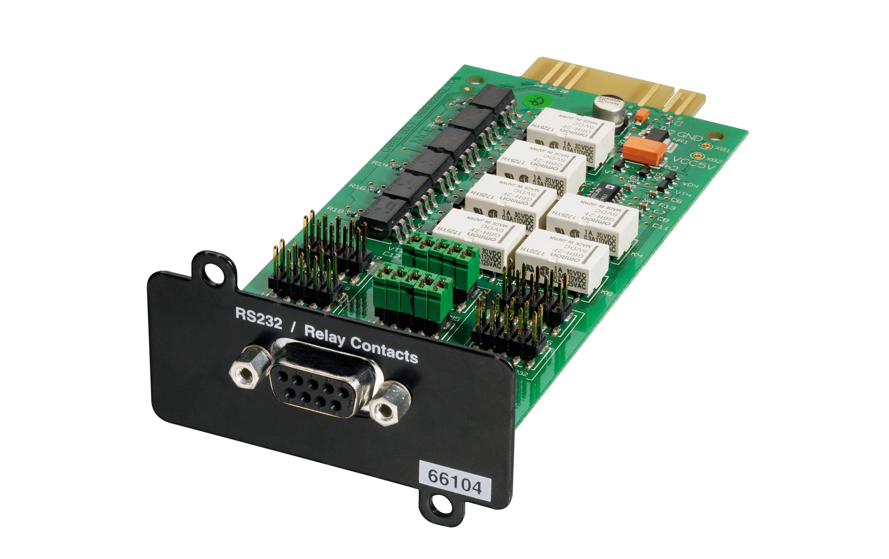 Eaton Relay-MS, Management Card Contacts