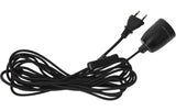 Kabelleuchte GLAZE m. Switch 5M E27 Schwarz