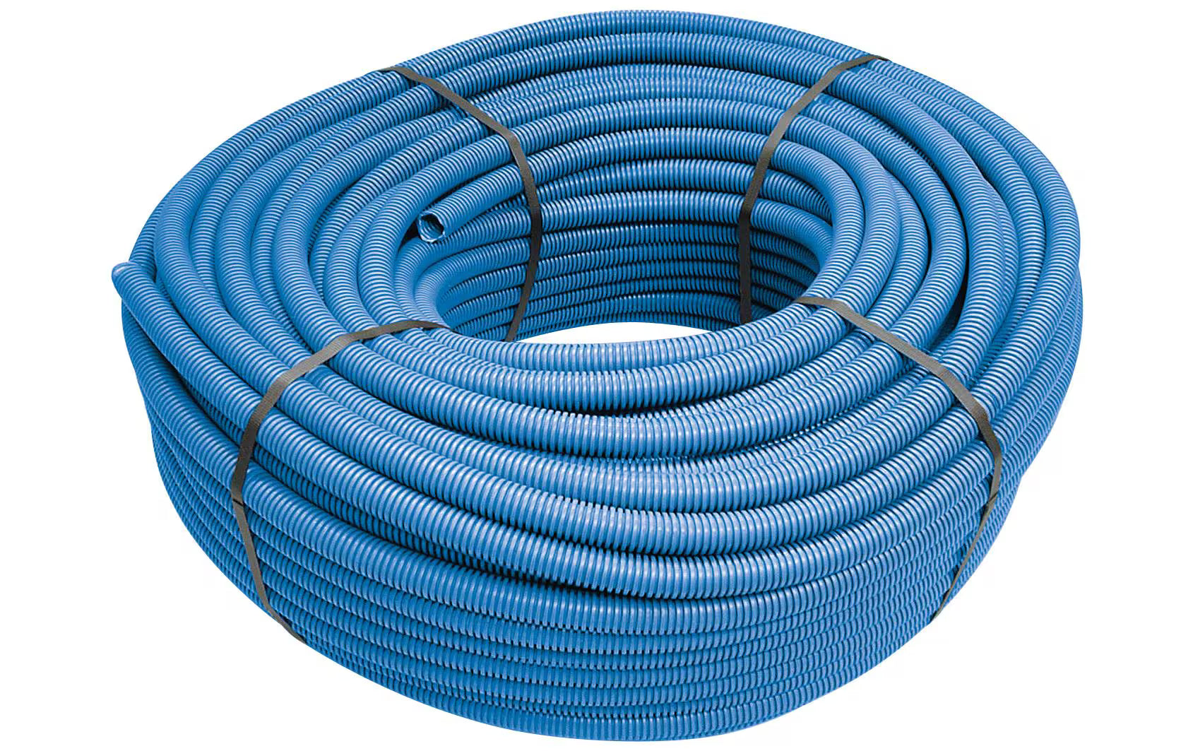 Installationsrohr gewellt blau, M25, 25m