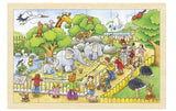 Goki Einlegepuzzle Zoobesuch