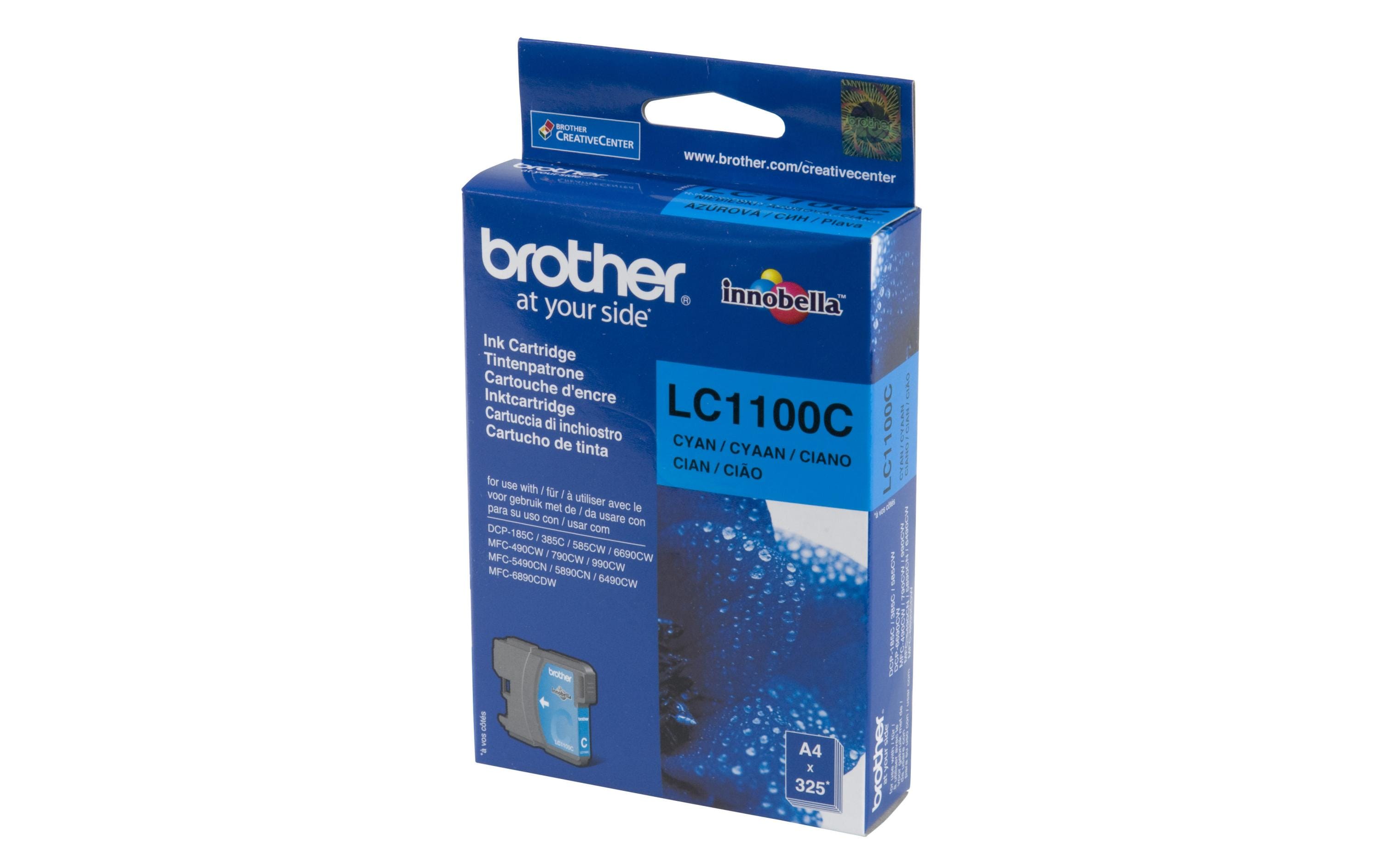 Tinte Brother LC-1100C, cyan