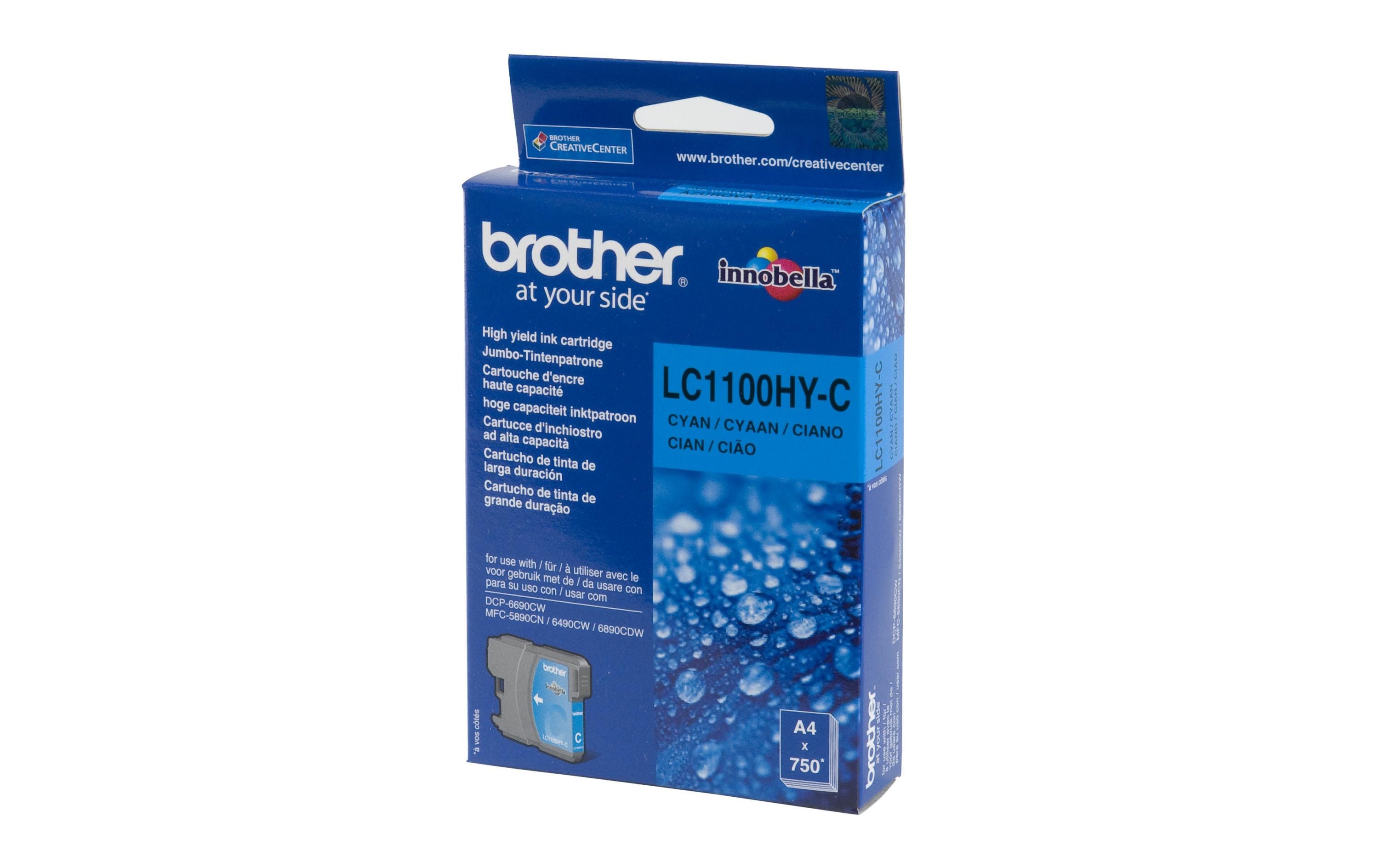 Tinte Brother LC-1100HYC, cyan