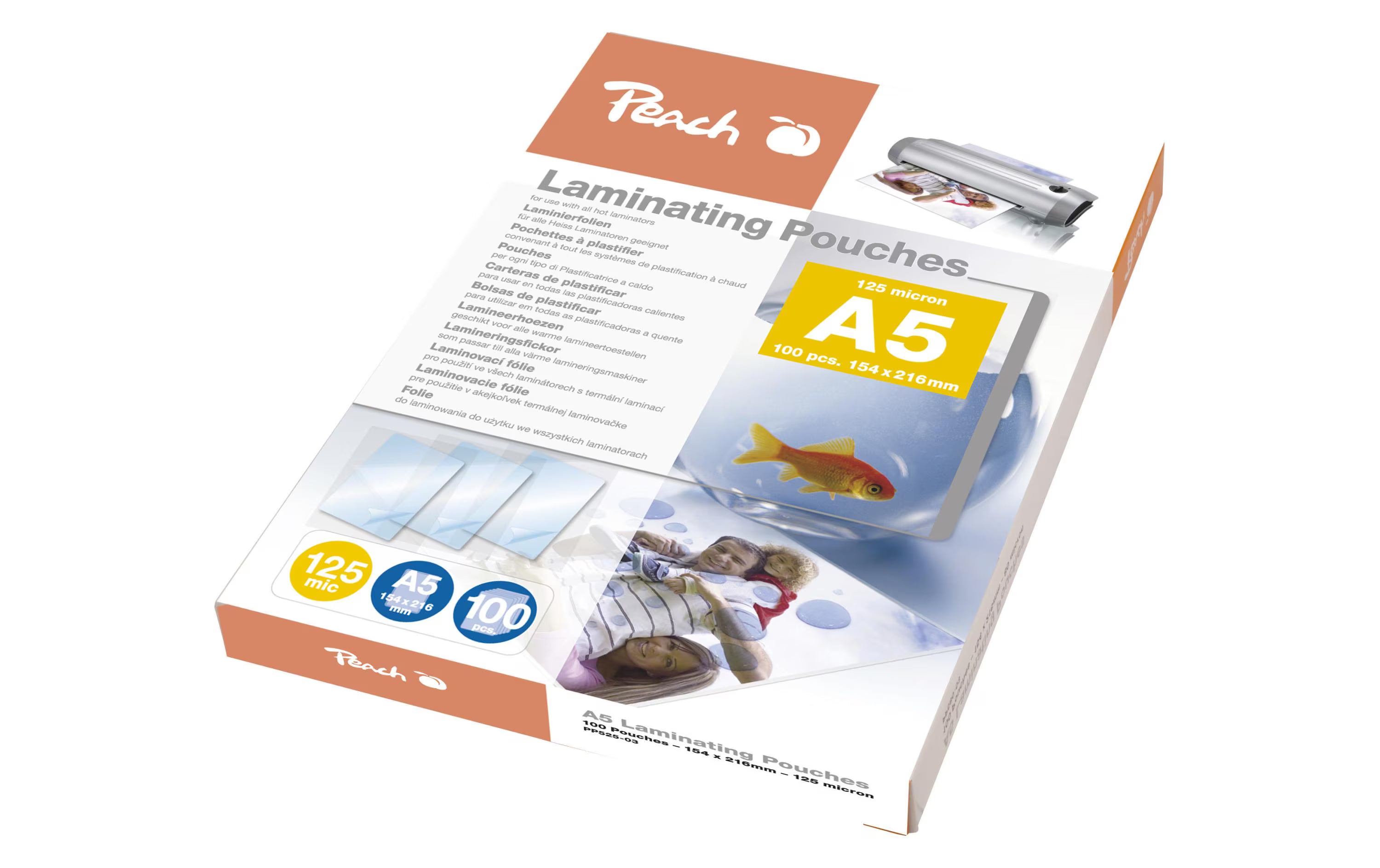 Peach Laminierfolie A5