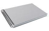 Kunst + Papier Spiral-Skizzenbuch, grau