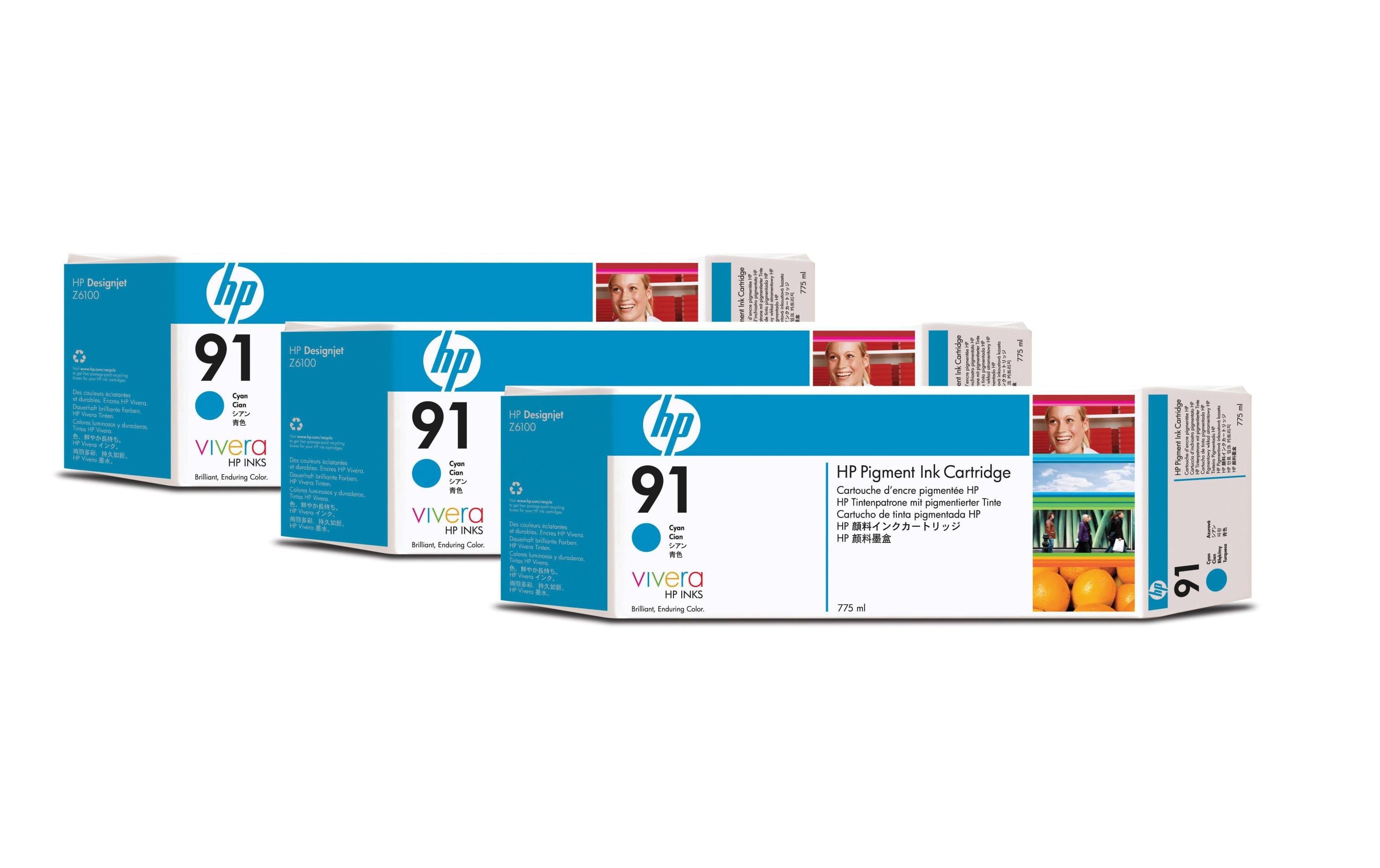 HP Tinte Nr. 91 - Cyan (C9483A)