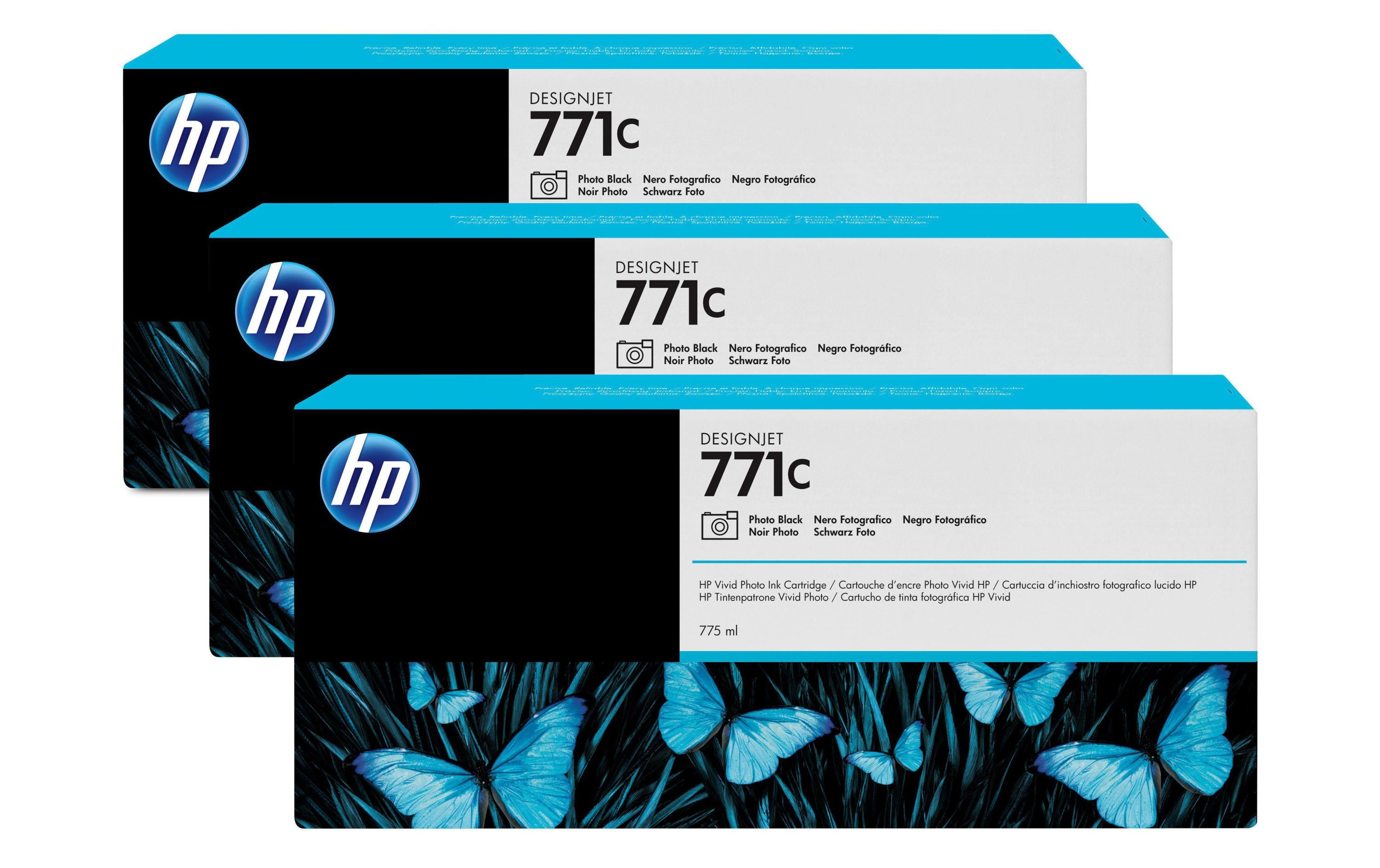 HP Tinte Nr. 771C Photo Black (B6Y37A)