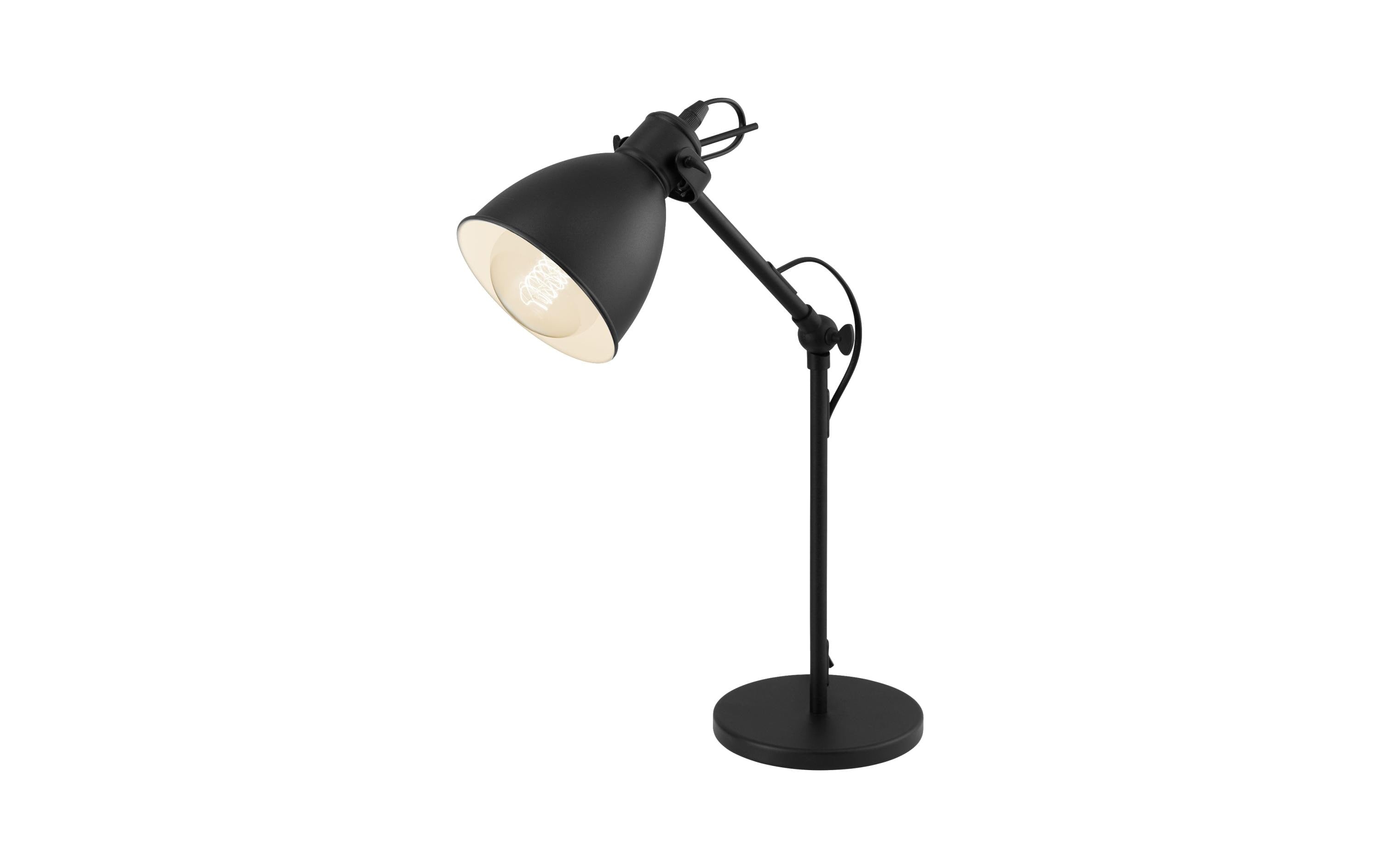 EGLO PRIDDY Tischleuchte schwarz, weiss