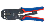 Knipex Crimpzange für Westernstecker 200 mm