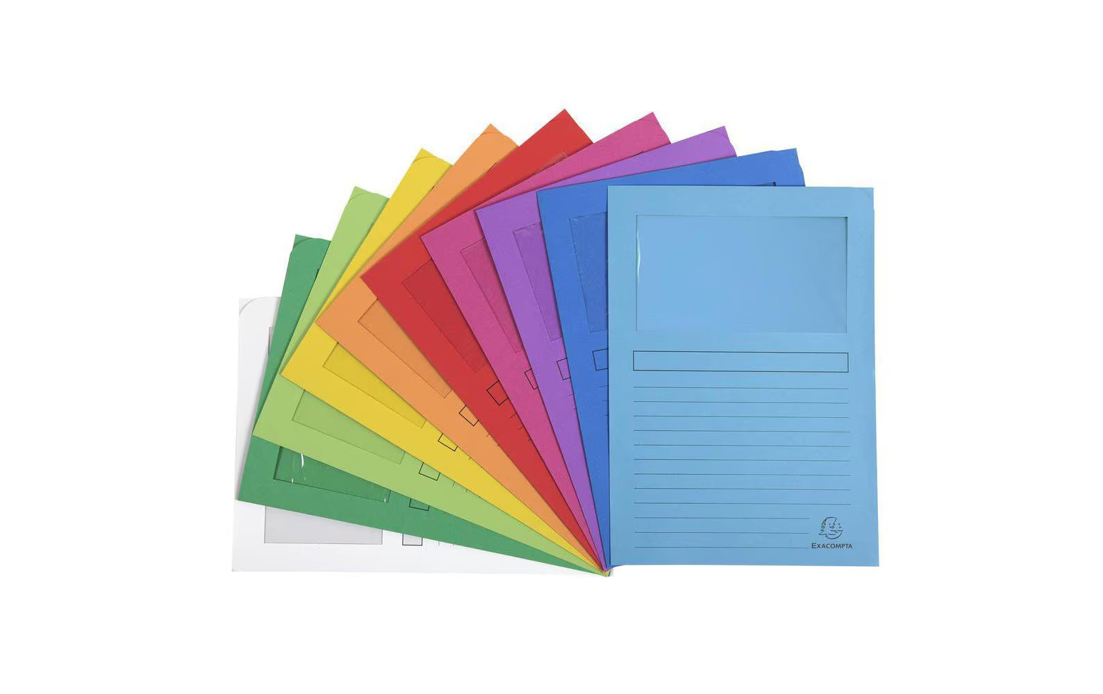 Exacompta 25 Fenstermappe 10 Farben