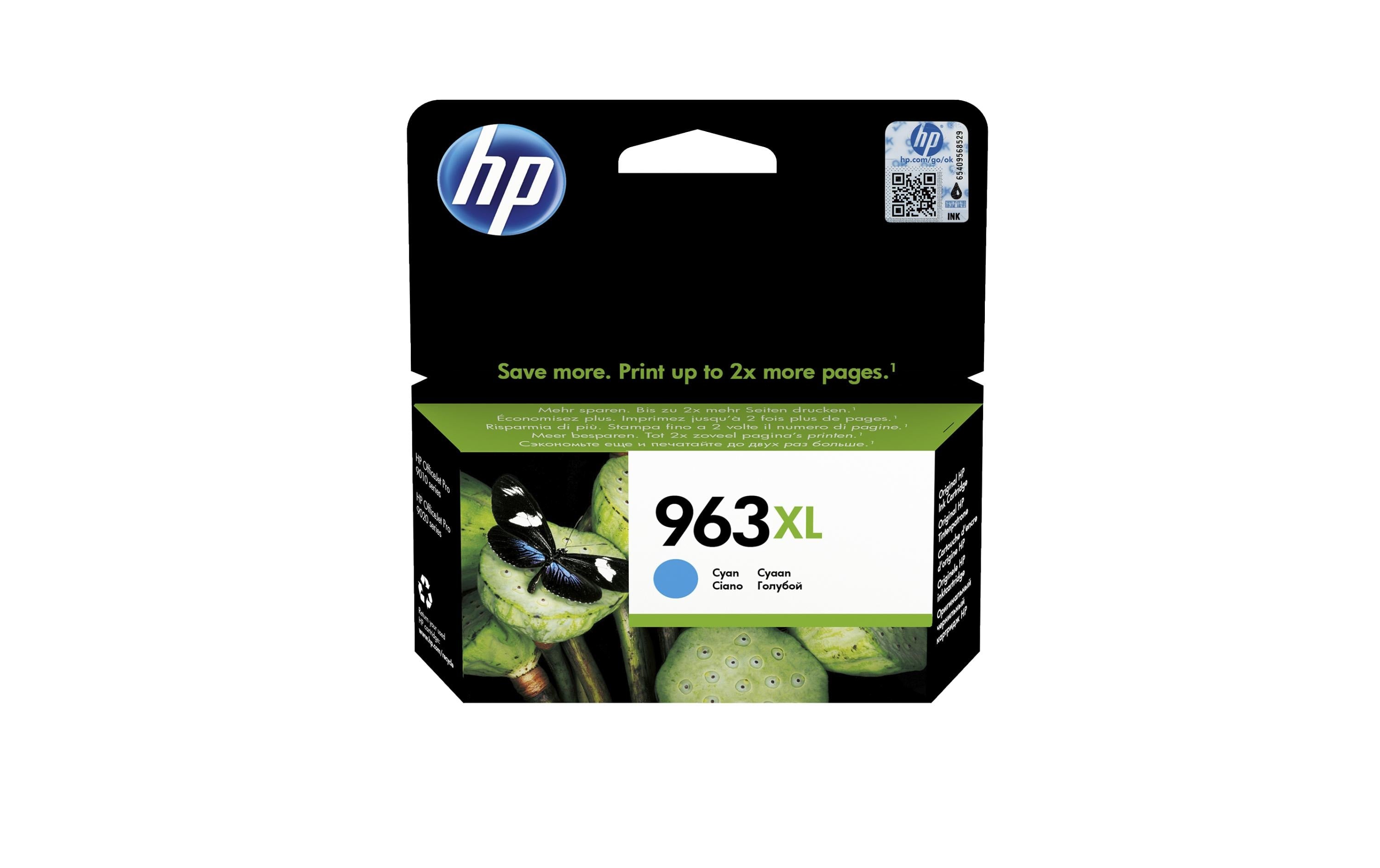 HP, Tinte Nr. 963XL (3JA27AE) Cyan