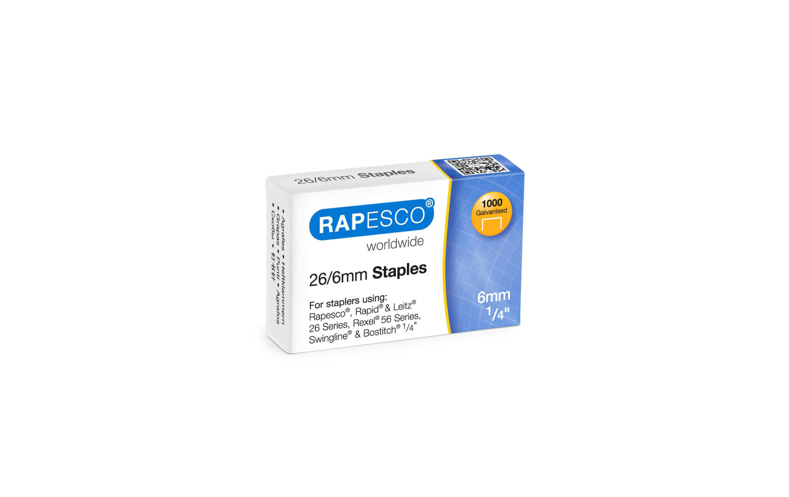 Rapesco 26/6mm Heftklammern