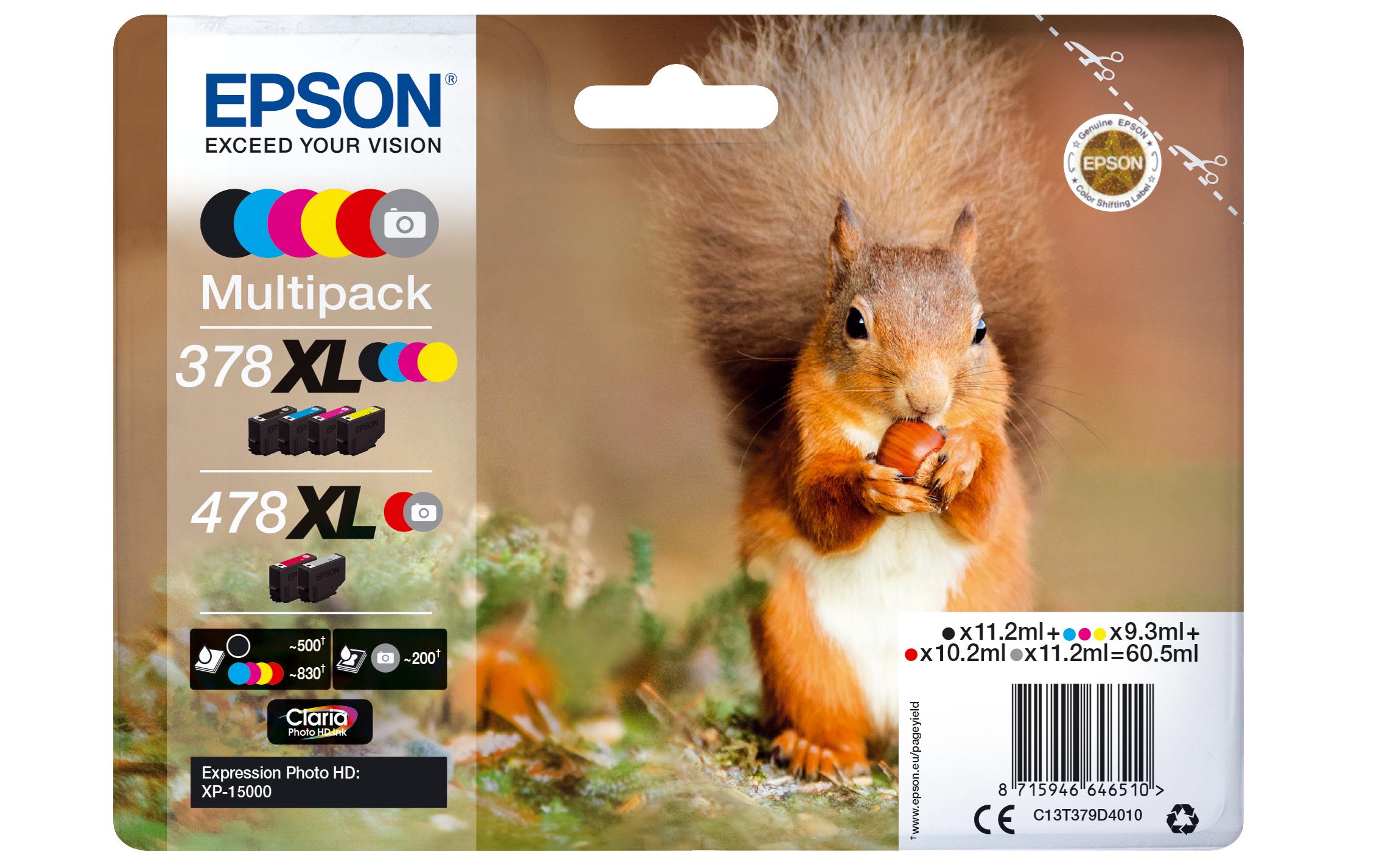 Tinte Epson C13T379D4010 Multipack