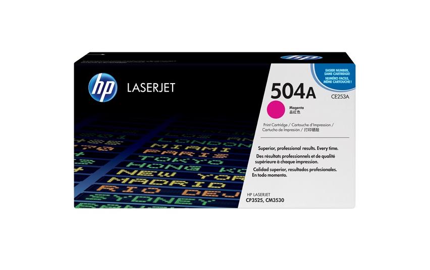 HP Toner 504A - Magenta (CE253A)