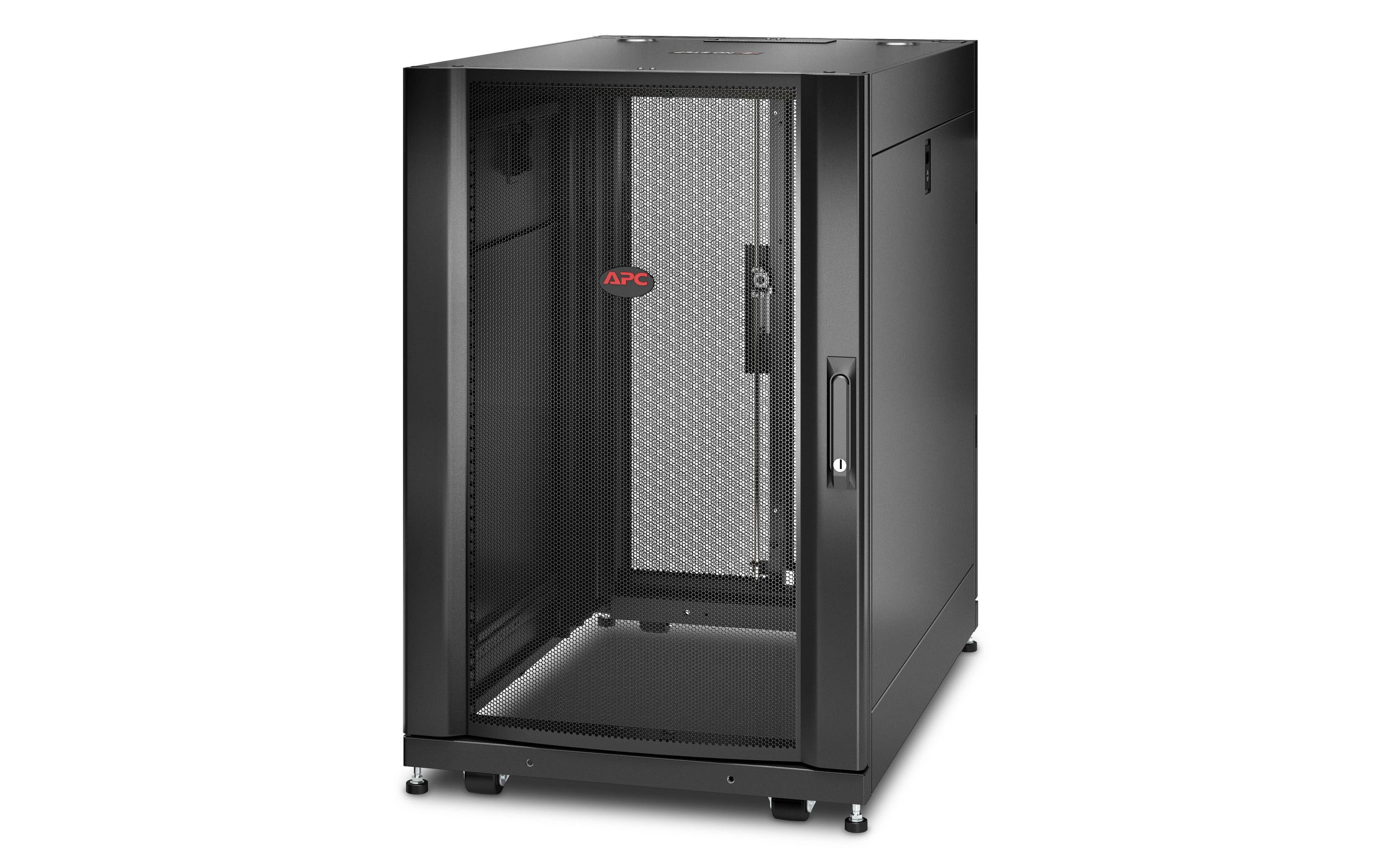 APC Netzwerkschrank, 18HE / sw / 600*1070