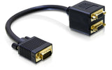 Monitor Splitter VGA-St. zu 2xVGA-Bu