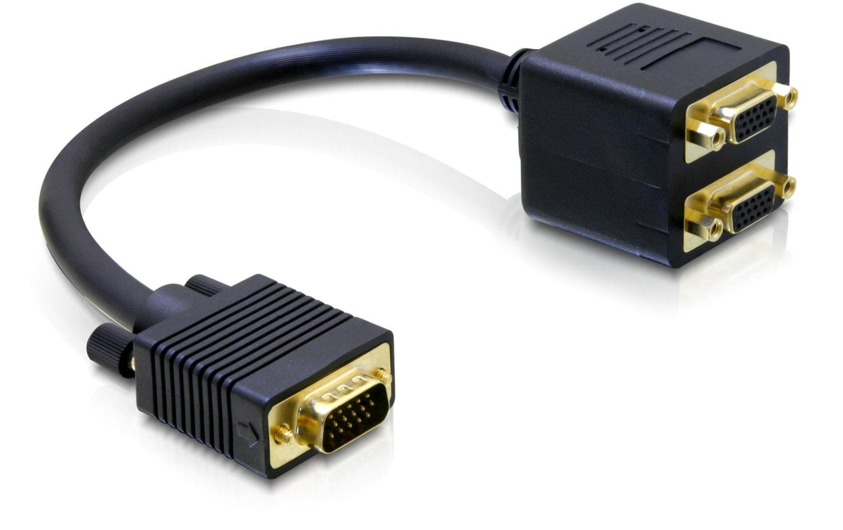 Monitor Splitter VGA-St. zu 2xVGA-Bu