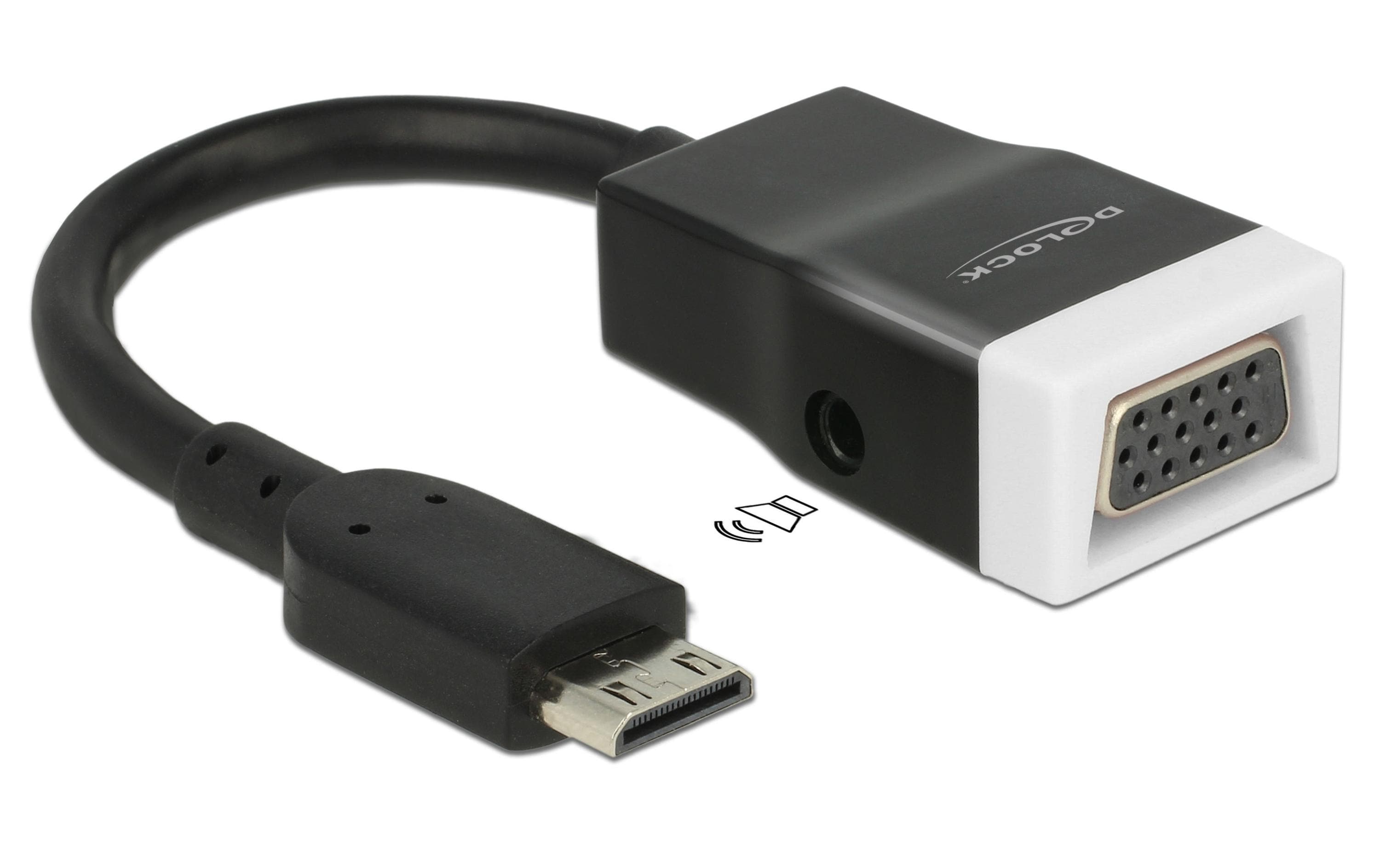 Monitorkonverter Mini-C HDMI zu VGA+Audio