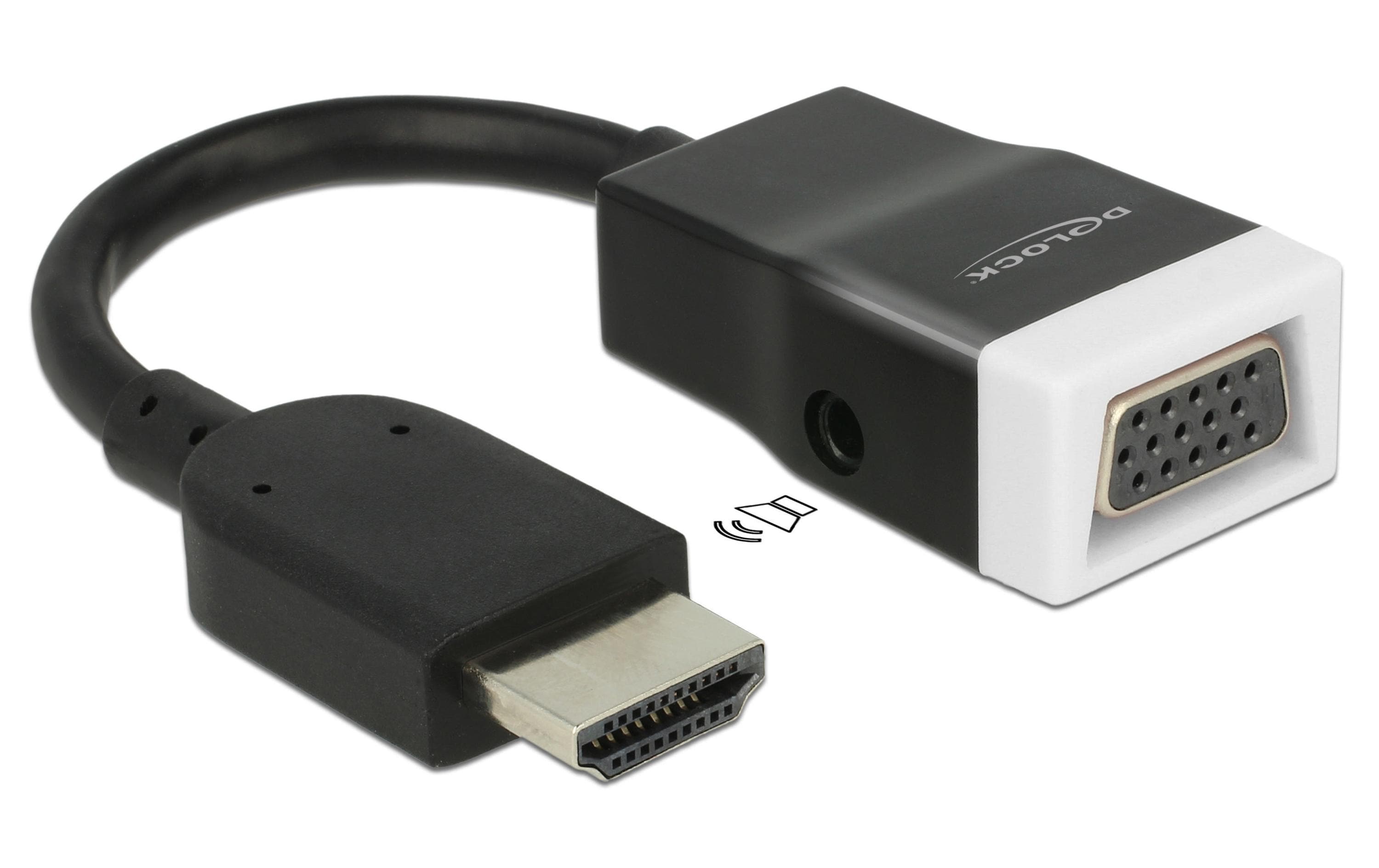 Monitoradapter HDMI-A zu VGA mit Audio