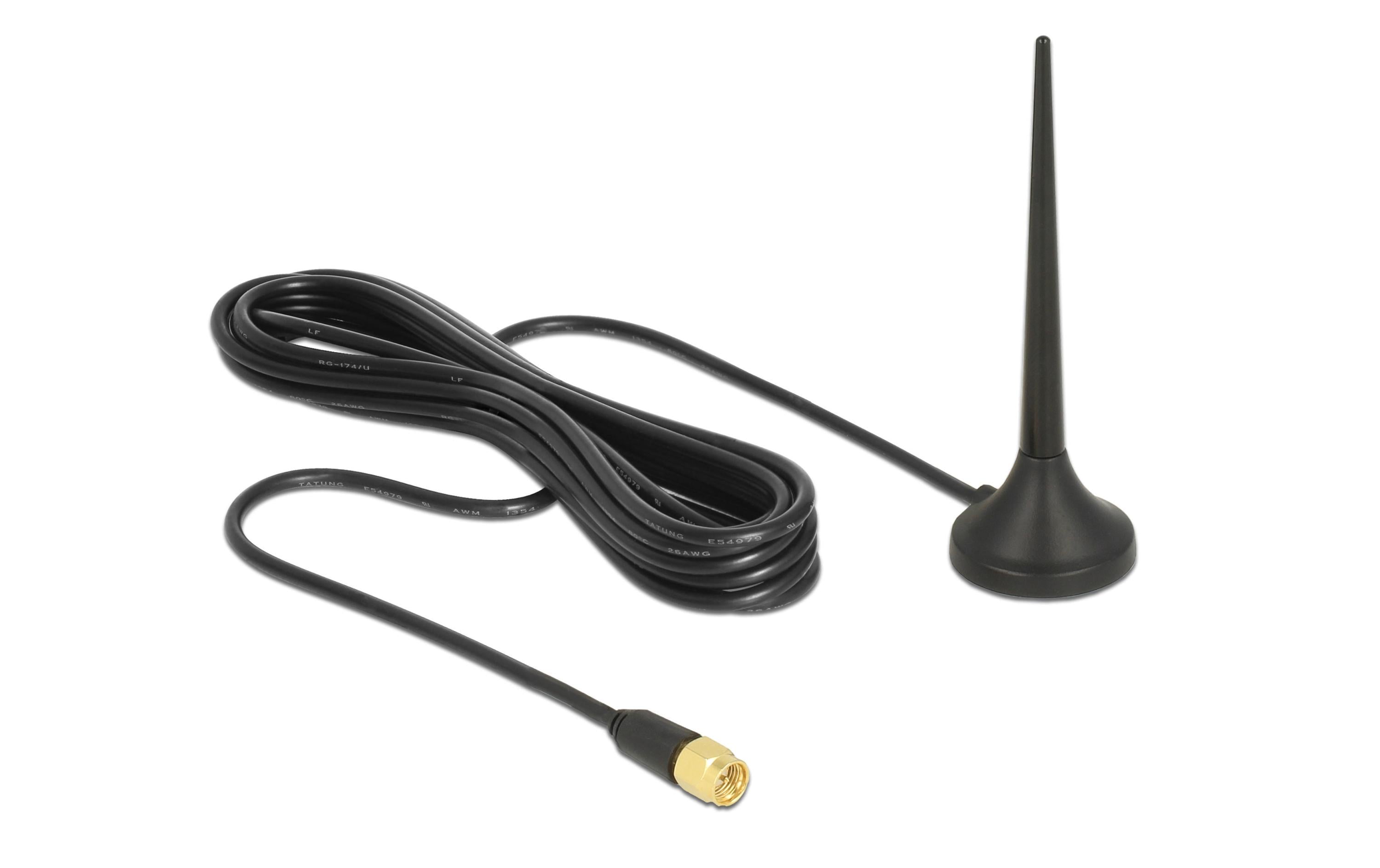 Delock LTE & LoRa Antenne,3dBi, Magnetfuss
