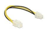 P4 4Pin Stecker auf 4Pin Buchse Kabel, 30cm