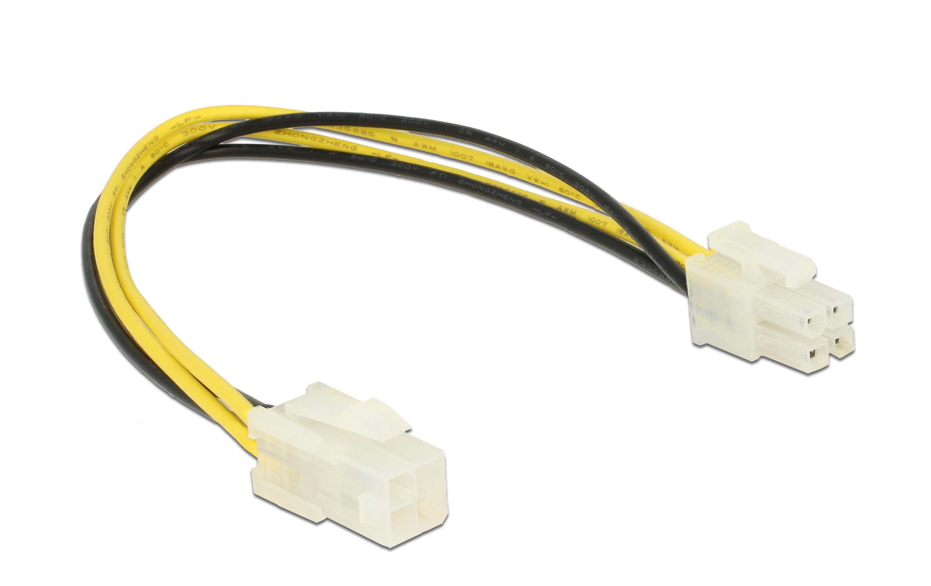 P4 4Pin Stecker auf 4Pin Buchse Kabel, 30cm