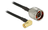 Delock RP-SMA Stecker zu N-Stecker, 0.3m