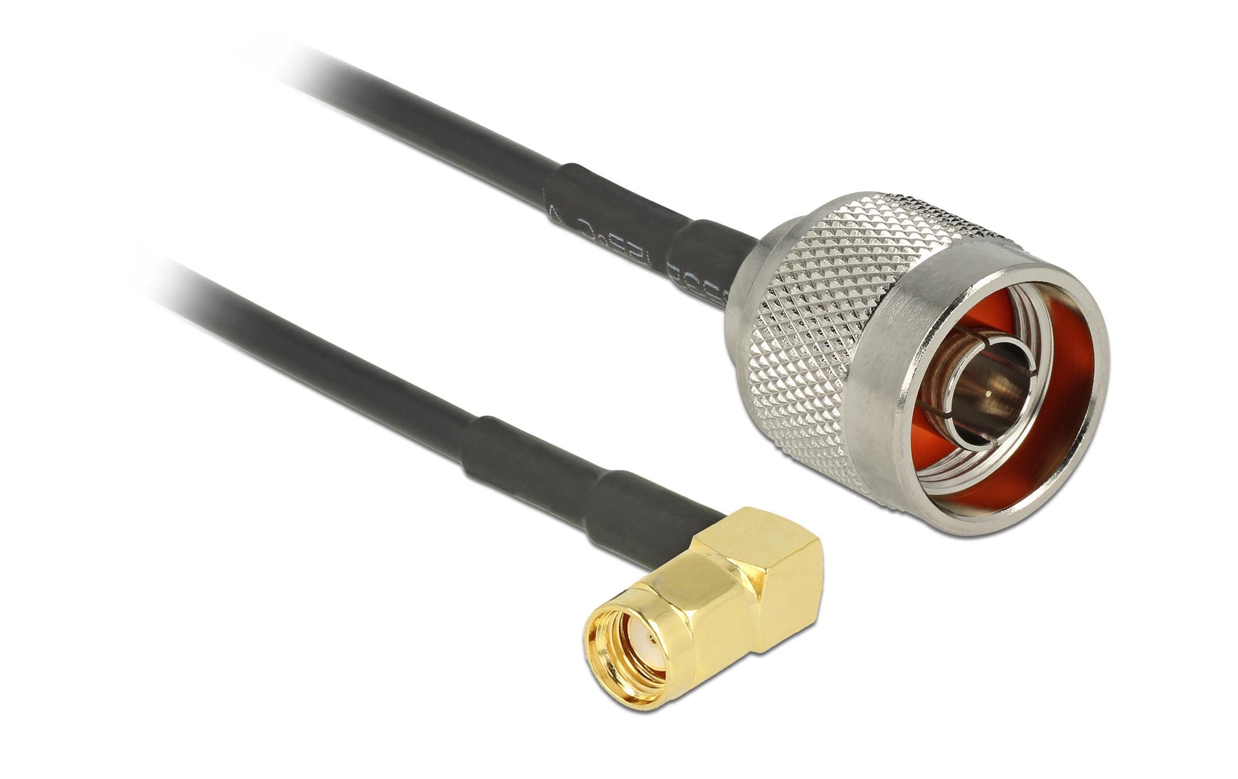Delock RP-SMA Stecker zu N-Stecker, 0.3m