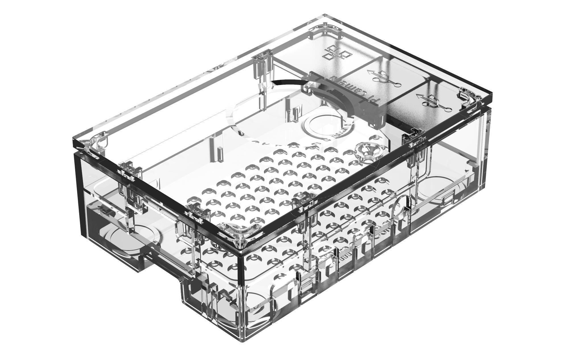 Gehäuse zu Raspberry Pi 4 Model B, (Pi 4B)