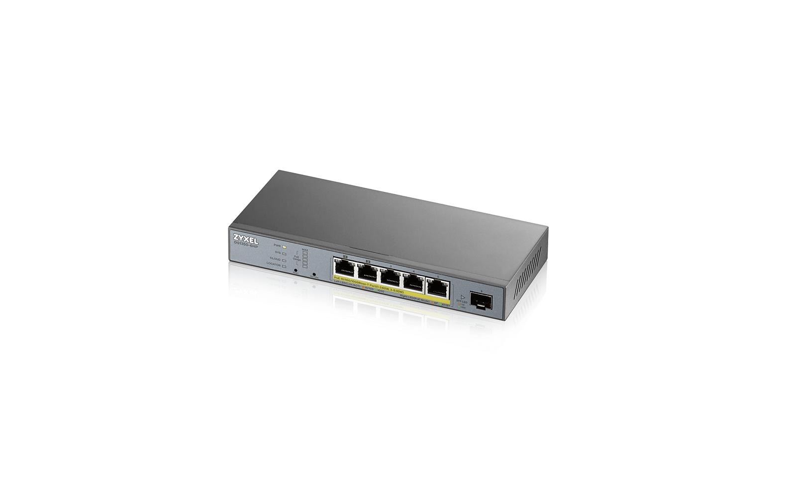 ZyXEL GS1350-6HP managed PoE+