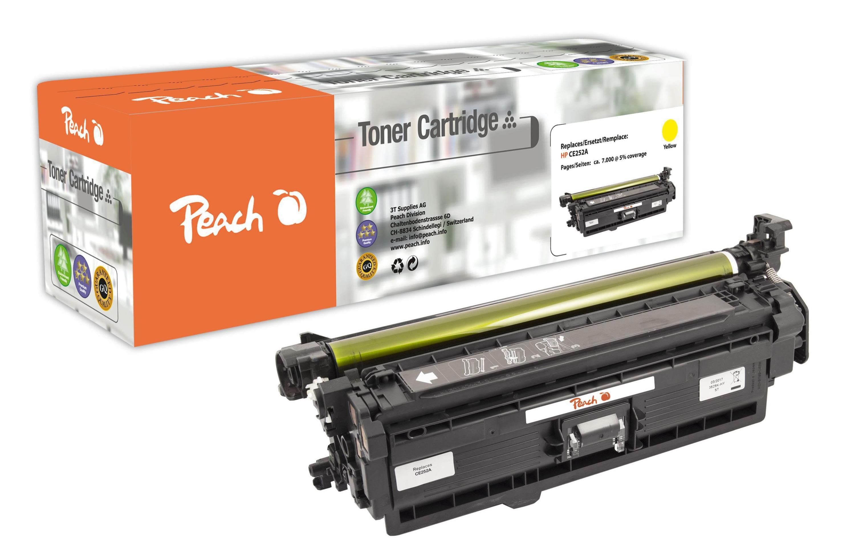 Peach Toner HP Nr. 504A (CE252A)