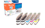 Peach Tinte Brother LC-127XLCombi Pack +