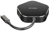D-Link Hub DUB-M420 USB 3.0, HDMI