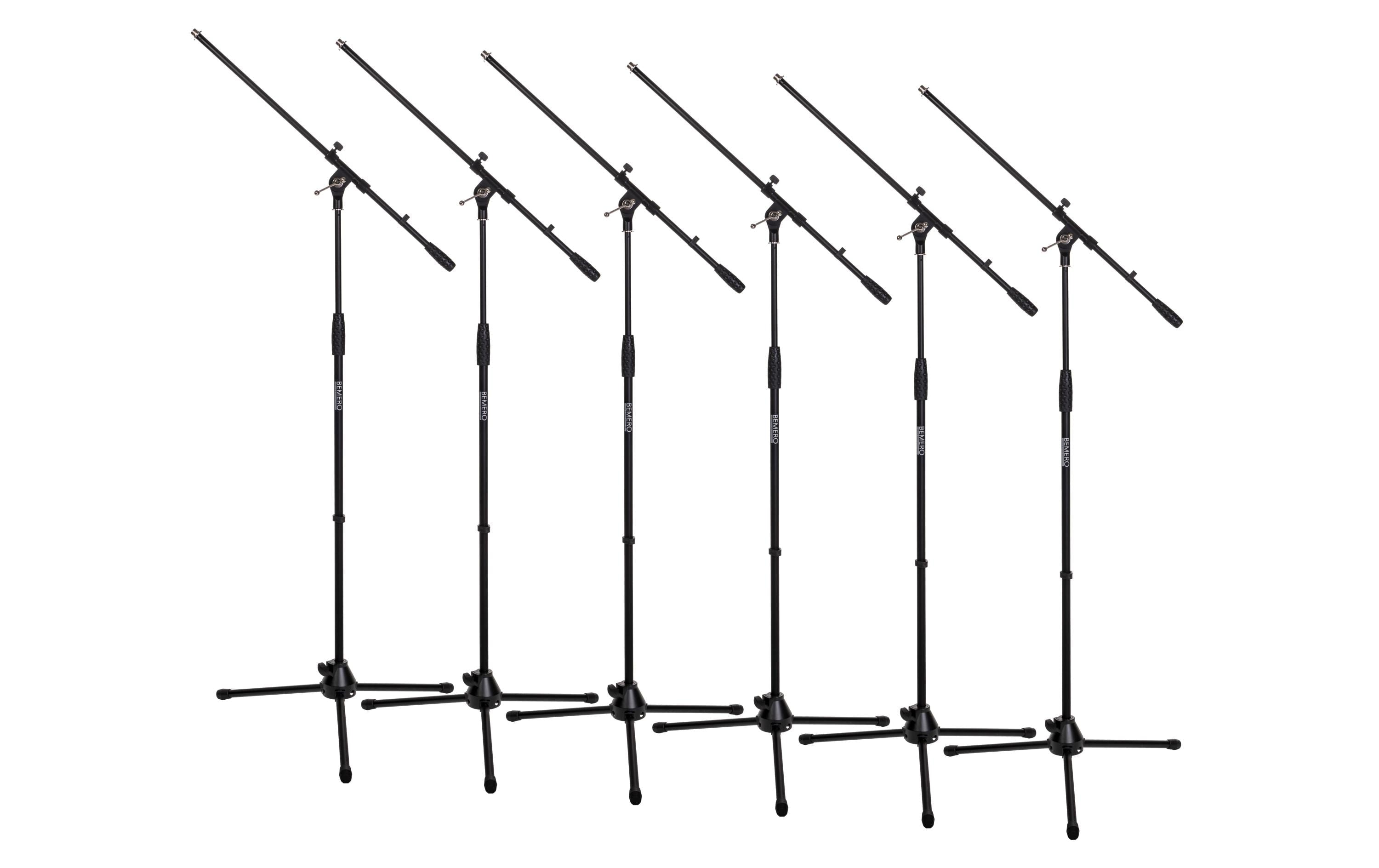Bemero Mikrofonstativ MS-9010BK 6er Set