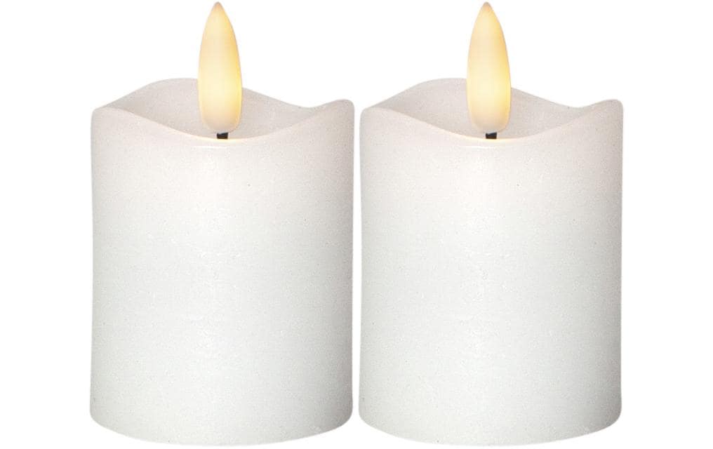 Star Trading LED Pillar Kerze 2er Pack