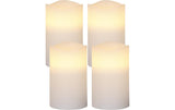 Star Trading LED Pillar Kerze 4er Pack May