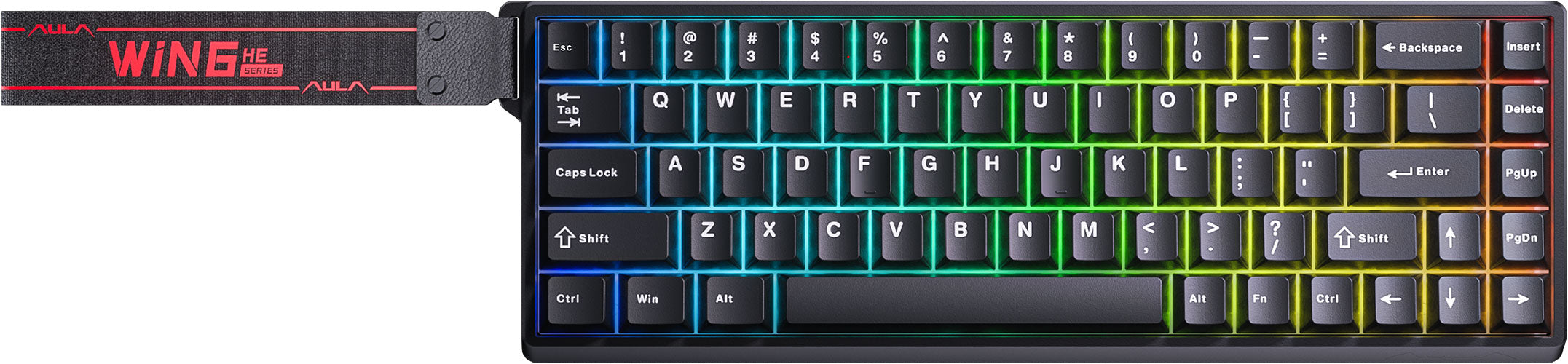 AULA Tastiera Gaming WIN68 HE Black ANSI US
