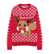 Maglione Natale Pokemon Eevee Red M