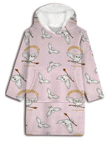 Poncho Invernale in Pile Harry Potter Edvige 7/14 Anni