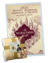 Coperta Sherpa Harry Potter The Marauder's Map