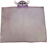 Coperta in Pile con Cappuccio Disney Stitch Angel